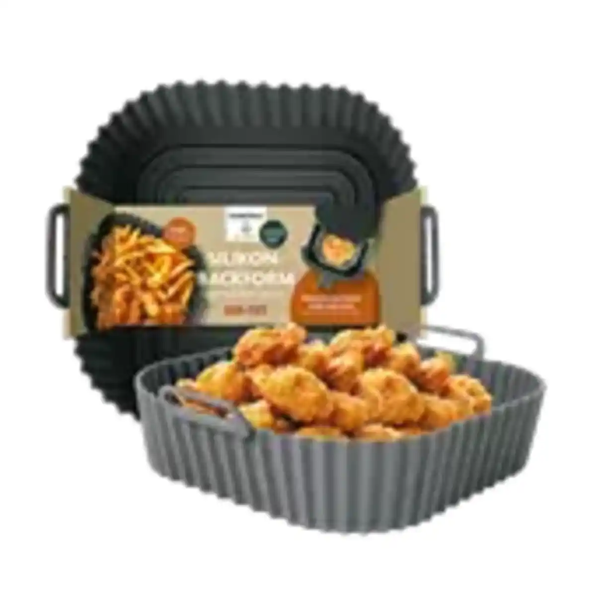 Bild 1 von KitchBo 2er-Set Heißluftfritteusen-Silikonform