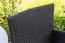 Bild 2 von 17tlg. Dining-Set VERA aus Polyrattan mit Glastisch inkl. Polsterauflagen