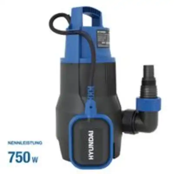 Bild 3 von HYUNDAI Schmutzwasser Tauchpumpe TP75014D
