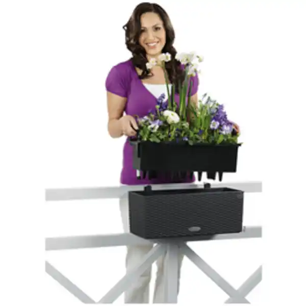 Bild 3 von LECHUZA Balkonkasten »BALCONERA«, Kunststoff, granit, rechteckig