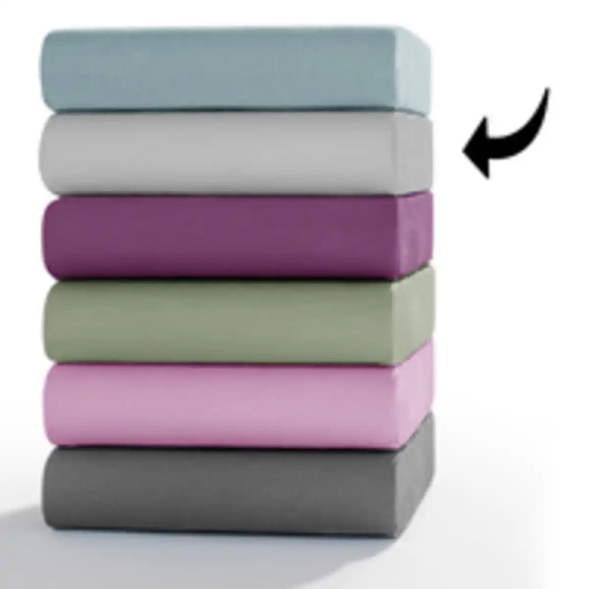 Bild 2 von Mako-Feinjersey-Spannbettuch - ca. 140 - 160 x 200 cm