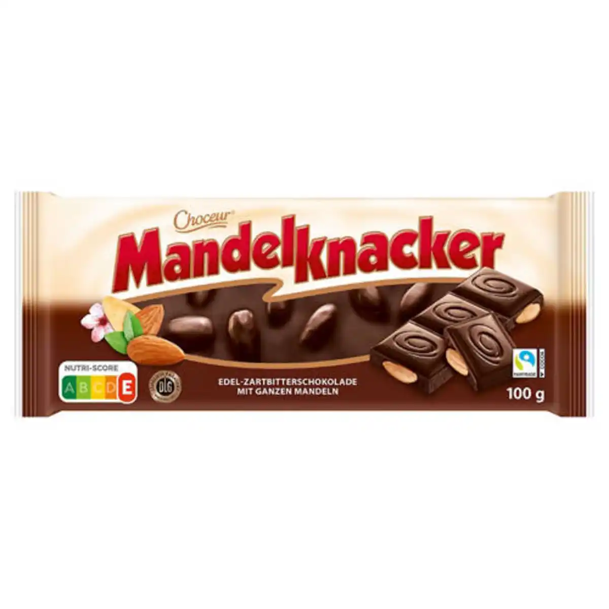 Bild 1 von CHOCEUR Mandelknacker 100 g, Zartbitter Mandel