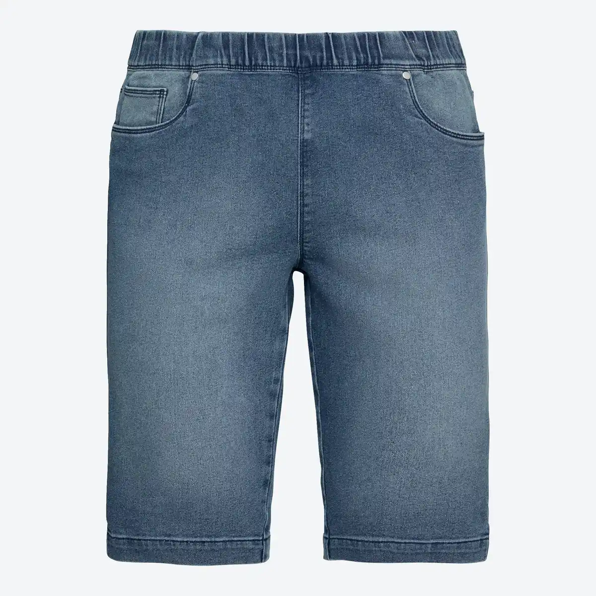 Bild 1 von Damen-Jeans-Bermudas mit elastischem Bund