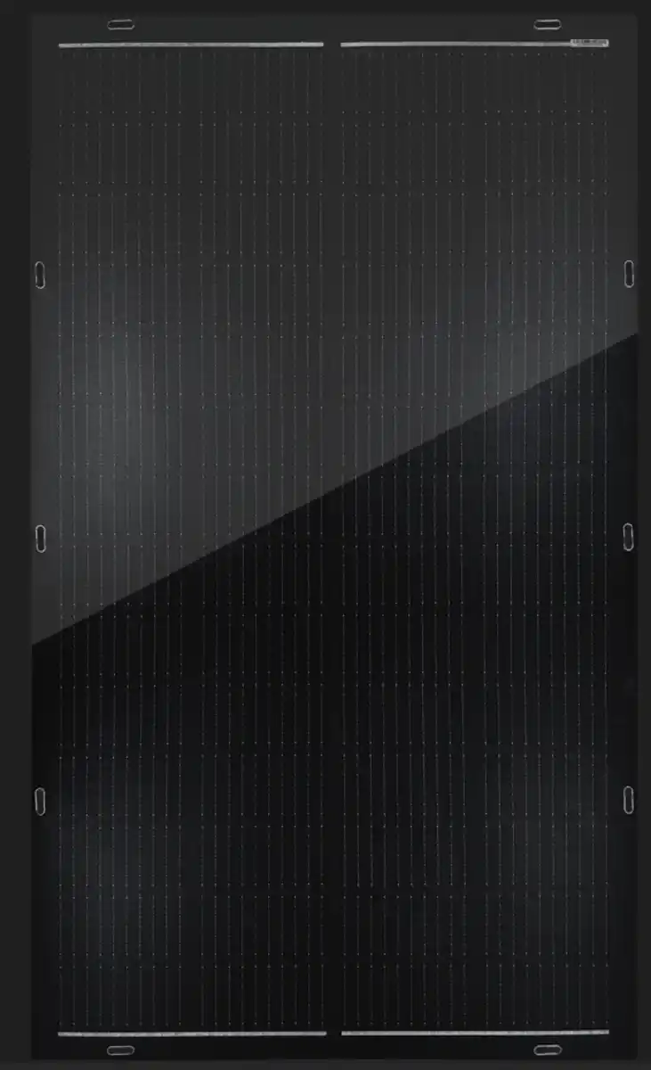 Bild 1 von 800W Balkonkraftwerk Set - 4x 200w full black flexible Panels und 1* 800w Wechselrichter