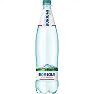 Natürliches Mineralwasser mit Kohlensäuren versetzt "Borjomi...