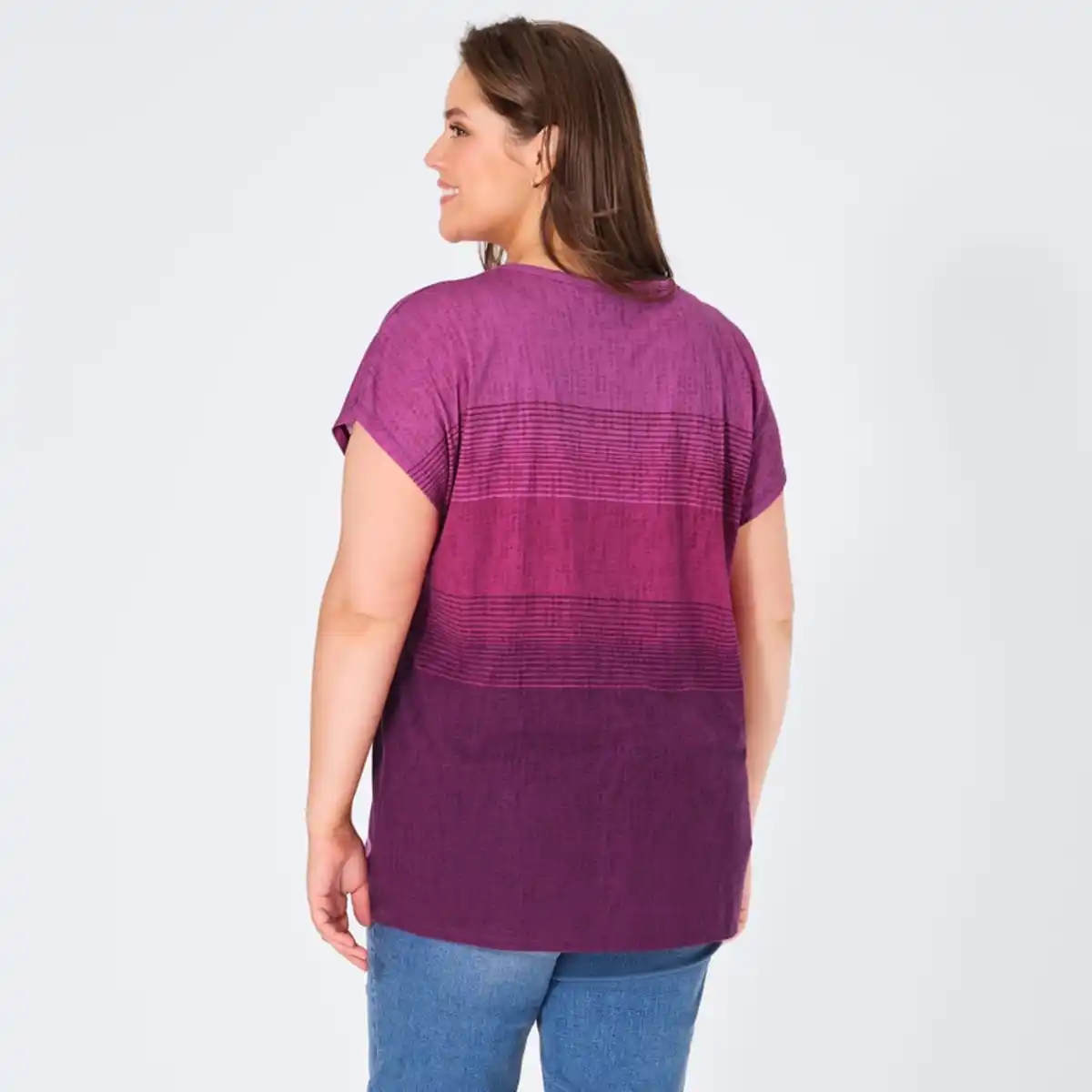 Bild 4 von Damen-T-Shirt mit U-Bootausschnitt, große Größen