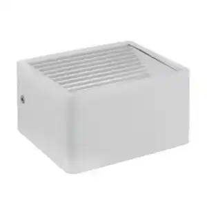 EGLO LED-Außenwandleuchte »DONINNI 1«, 6W, 550 lm, 3000 k, weiss, (HxL): 7,5 x 13,5 cm