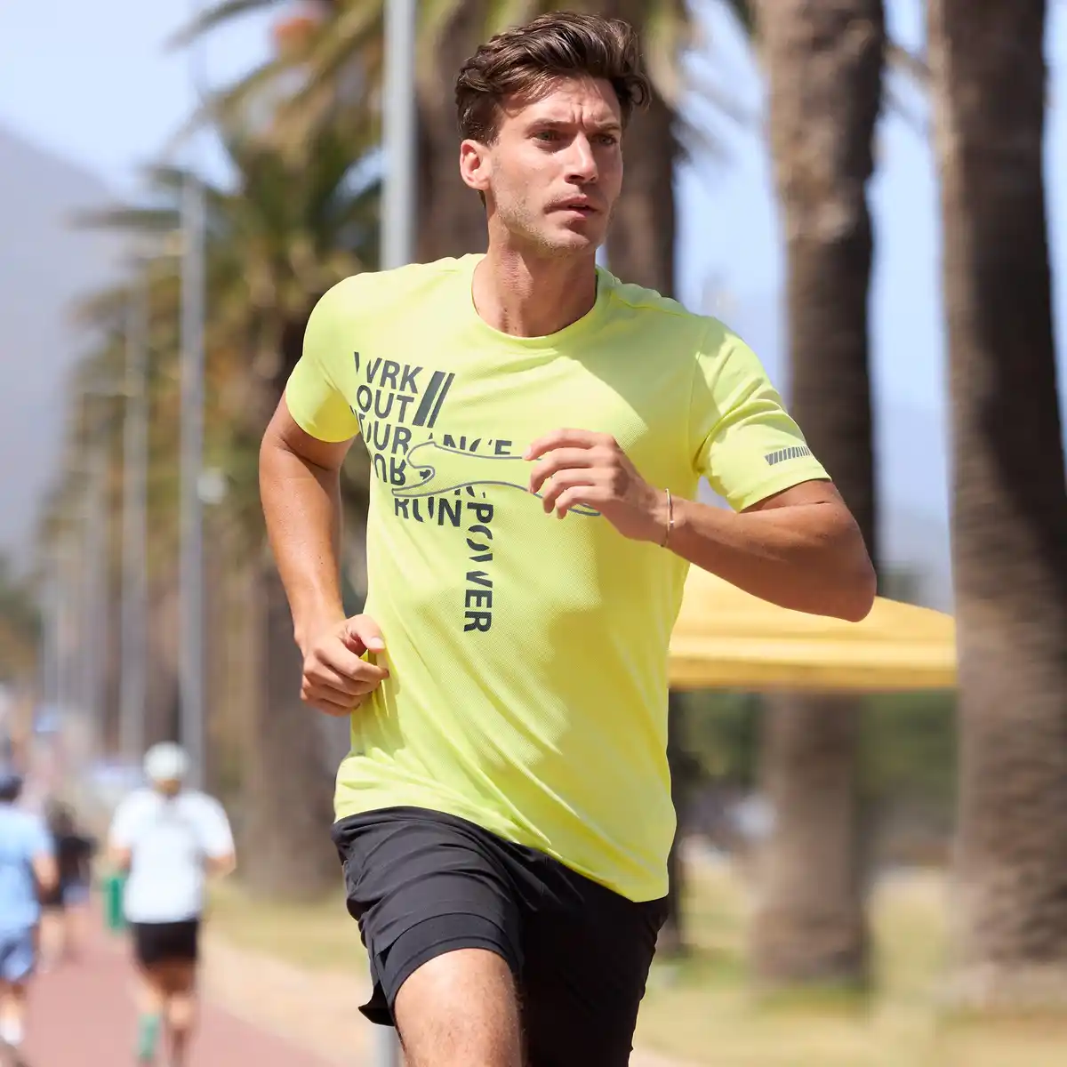 Bild 1 von Slazenger Herren-Funktions-T-Shirt mit reflektierenden Details