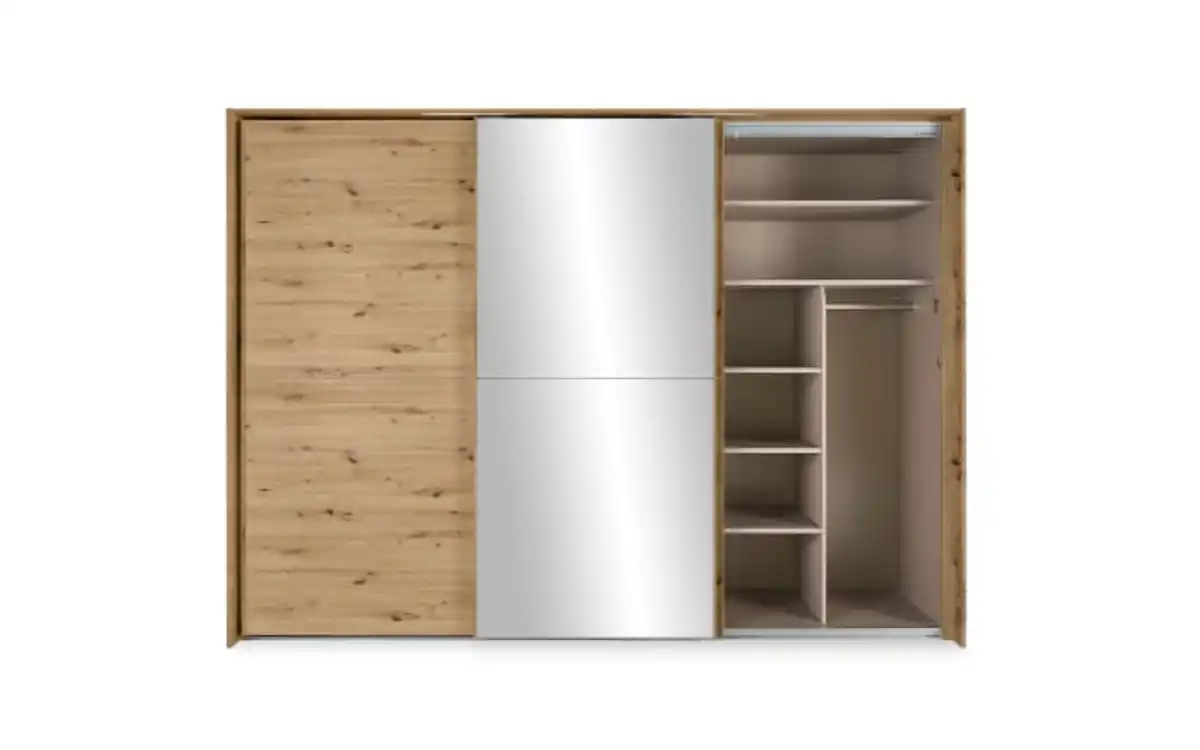 Bild 3 von Schwebetürenschrank Henderson, Eiche Artisan-Nachbildung