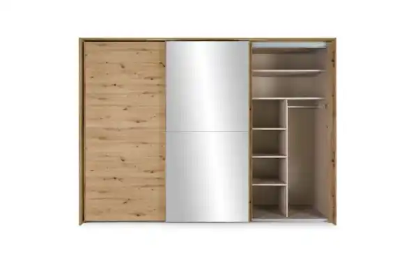 Bild 3 von Schwebetürenschrank Henderson, Eiche Artisan-Nachbildung