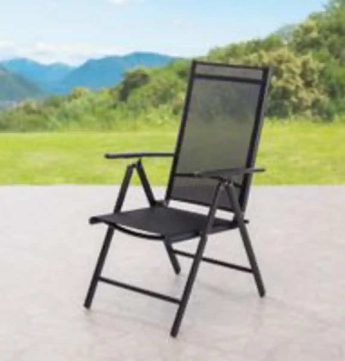 Bild 3 von 2er Set Aluminium Klappsessel - Anthrazit