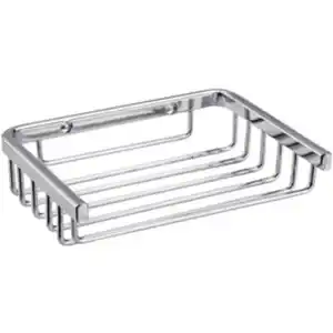 WELLWATER Seifenkorb »Badezier«, Eisen, verchromt, silberfarben