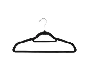 novooo Kleiderbügel, schwarz, 5 Stück