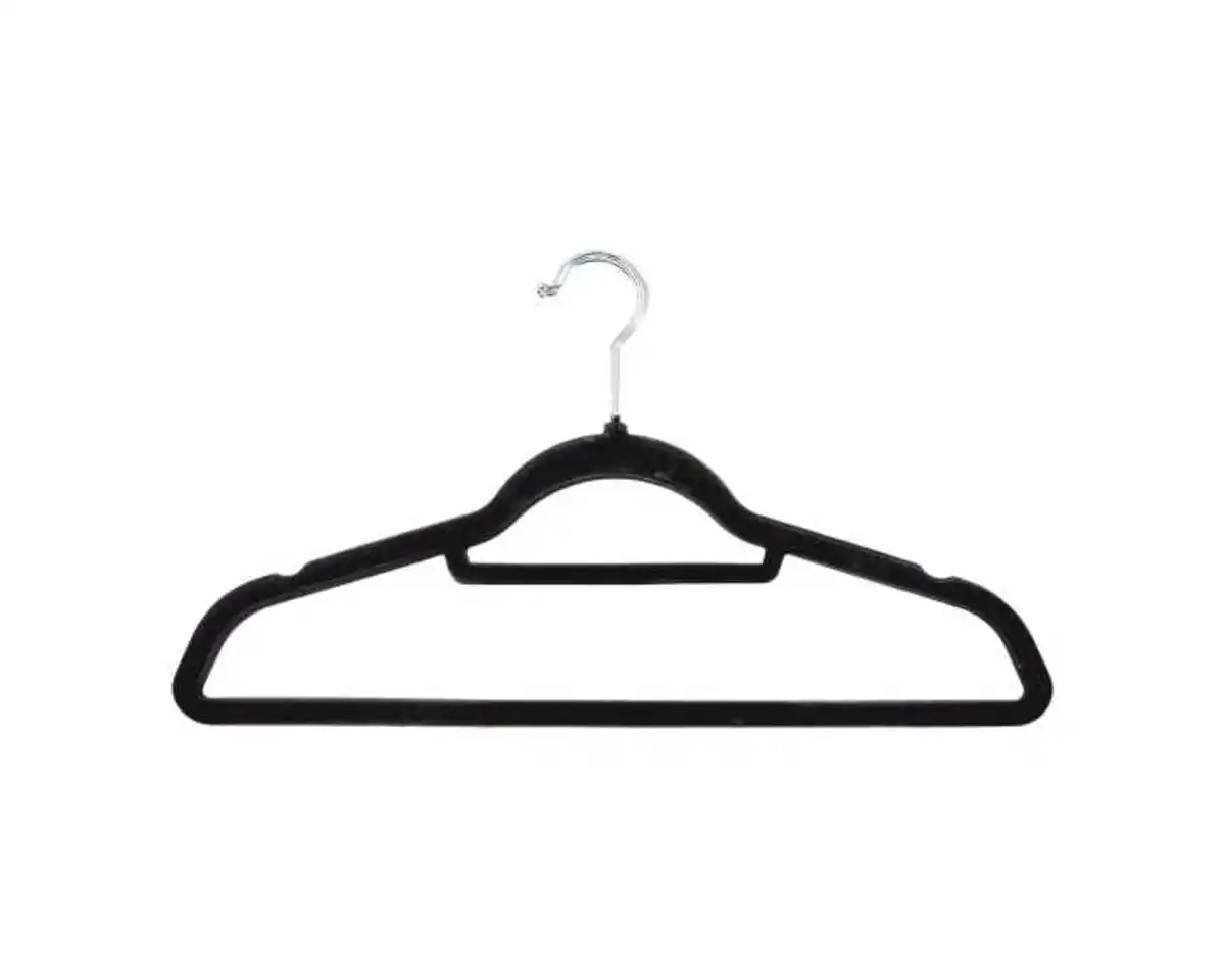 Bild 1 von novooo Kleiderbügel, schwarz, 5 Stück