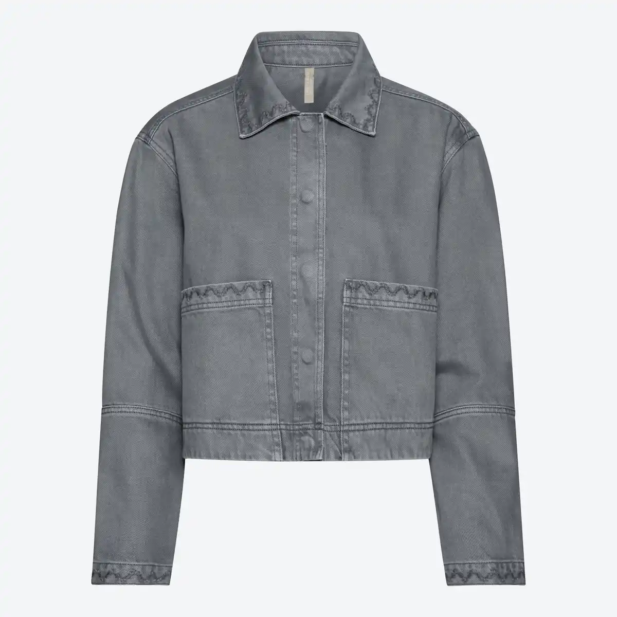 Bild 3 von Damen-Jeansjacke mit Stickerei