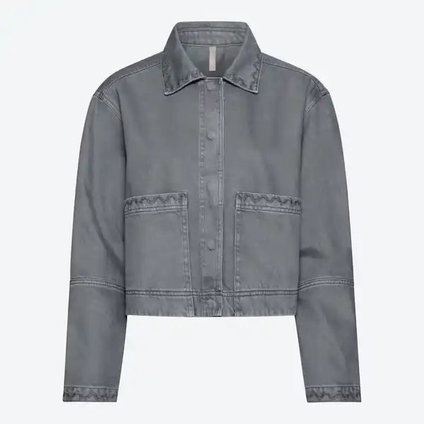 Bild 3 von Damen-Jeansjacke mit Stickerei