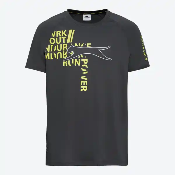 Bild 3 von Slazenger Herren-Funktions-T-Shirt mit reflektierendem Logo-Print