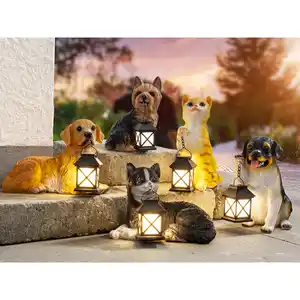 I-Glow LED-Solar-Hund oder -Katze