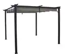 Bild 1 von Pavillon mit Schiebedach aus Aluminium ca. 290 x 290 x 215 cm in Grau