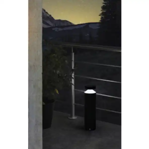 Bild 2 von EGLO LED-Außensockelleuchte »MELZO«, 11W, 130 lm, 3000 k, schwarz, (HxØ): 45 x 13,5 cm