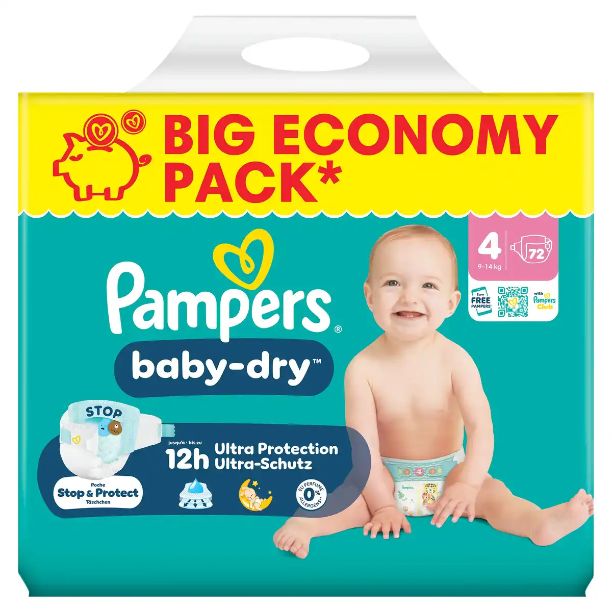 Bild 1 von Pampers Baby-Dry Windeln Gr. 4, 72 Stk