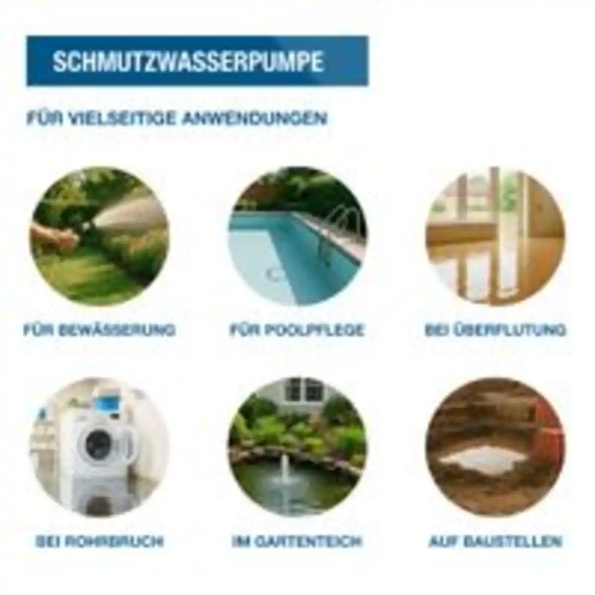 Bild 2 von HYUNDAI Schmutzwasser Tauchpumpe TP75014D