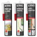 Bild 1 von Kraft Werkzeuge Acryl-Dichtstoff / Montage-Kleber / Reparaturspachtel