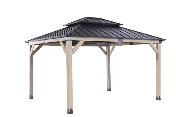 Bild 4 von Hardtop-Pavillon aus Zedernholz, ca. 310 x 364 x 290 cm