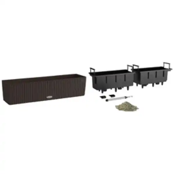 Bild 2 von LECHUZA Balkonkasten »BALCONERA«, Kunststoff, mocca, rechteckig