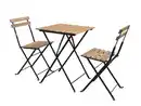 Bild 1 von 3-tlg. IVY Bistro Set aus Akazienholz - Braun