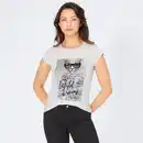 Bild 4 von Damen-T-Shirt mit Frontaufdruck