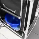 Bild 4 von Campingküche XL Windschutz und rollbarer Arbeitsplatte, ca. 173 x 41 x 80 cm - Schwarz