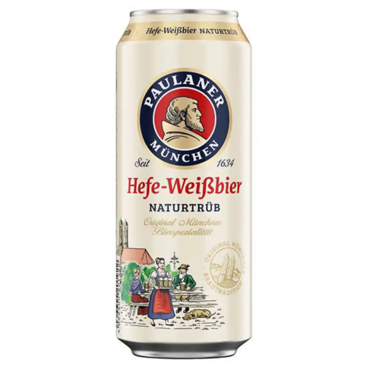 Bild 1 von PAULANER Hefe-Weißbier 0,5 l