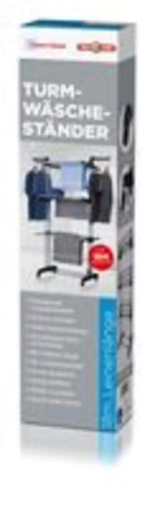 Bild 4 von Turmwäscheständer XXL silber/schwarz