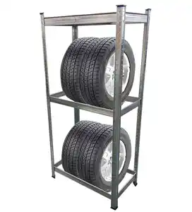 Schwerlastregal, Reifenregal, bis 270kg belastbar für 4 Reifen, 150 x 70 x 40 cm