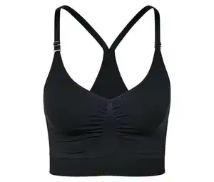 Seamless-Sport-BH, schwarz