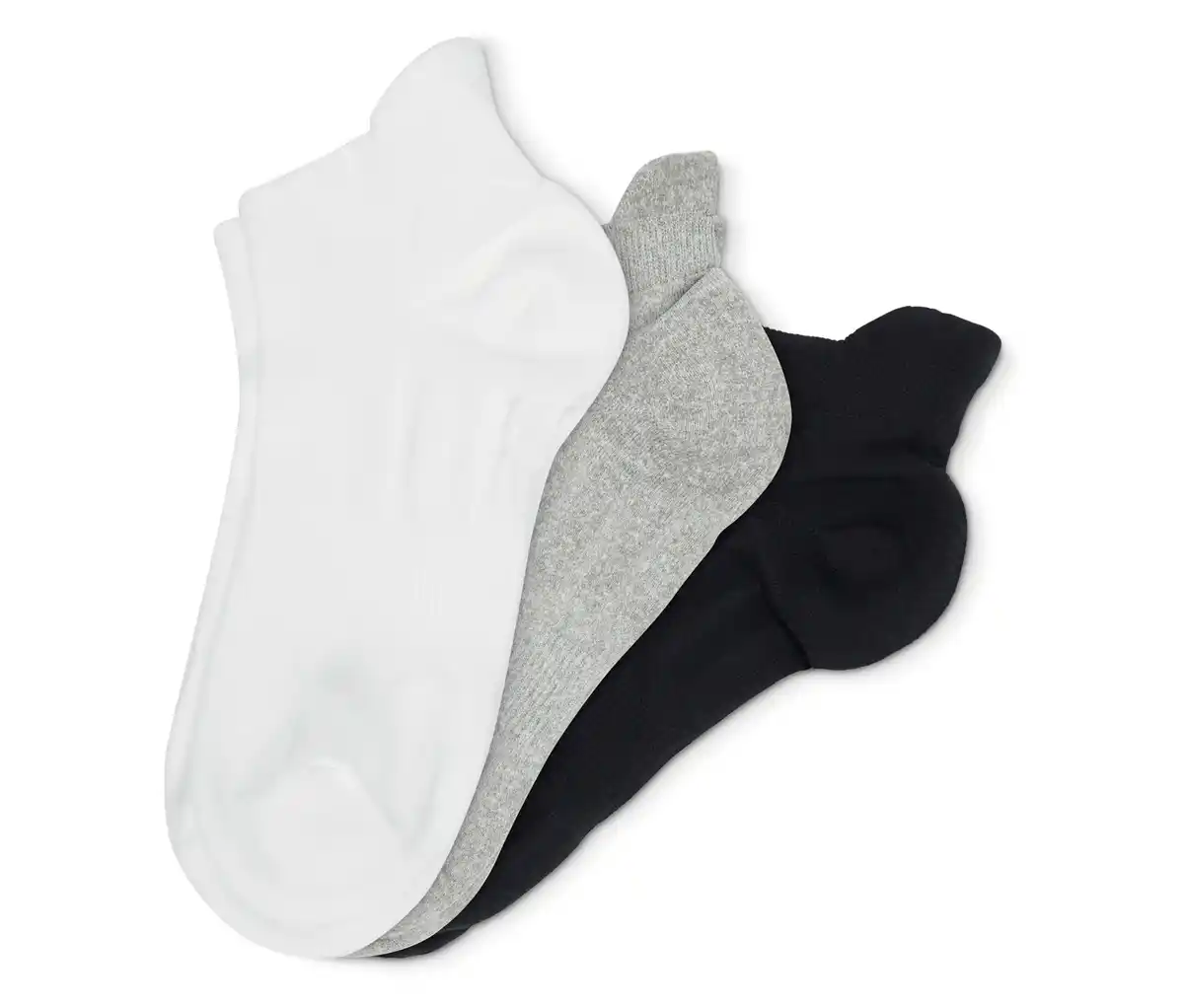 Bild 1 von 3 Paar Sportsocken, weiß, grau, schwarz