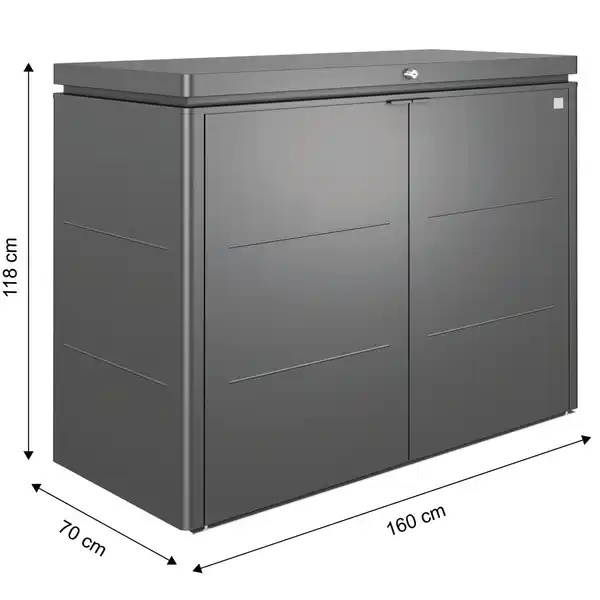 Bild 3 von Biohort Gartenbox HighBoard 160 Dunkelgrau-Metallic