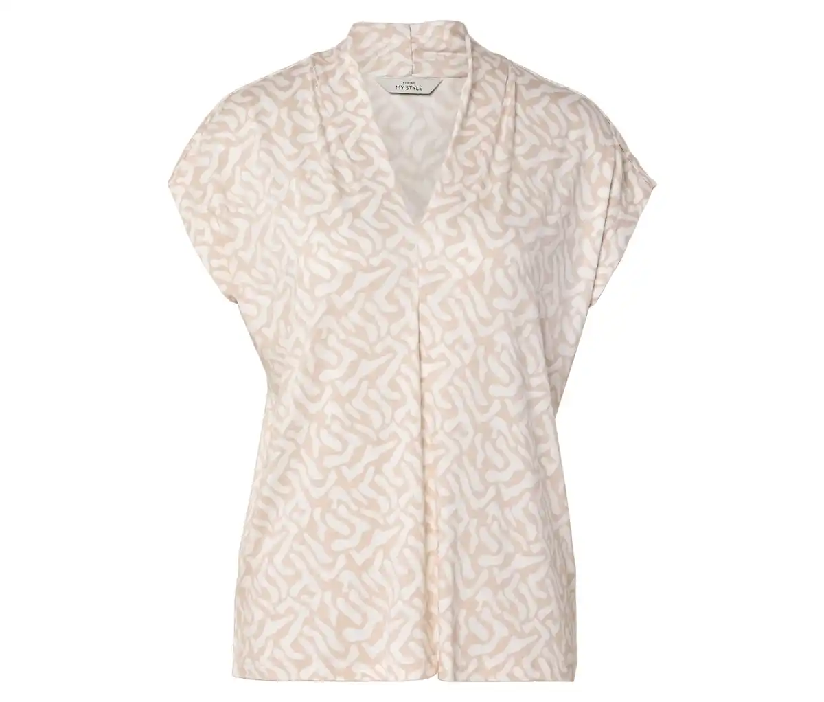 Bild 1 von Bedrucktes Blusenshirt mit V-Ausschnitt