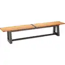 Bild 1 von Gartenbank Campione 220 x 40 cm Anthrazit/Teakholz FSC®