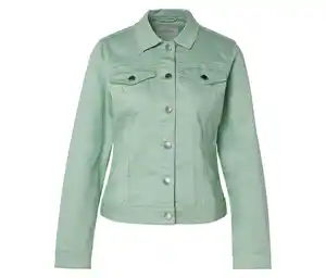 Jeansjacke, mintgrün