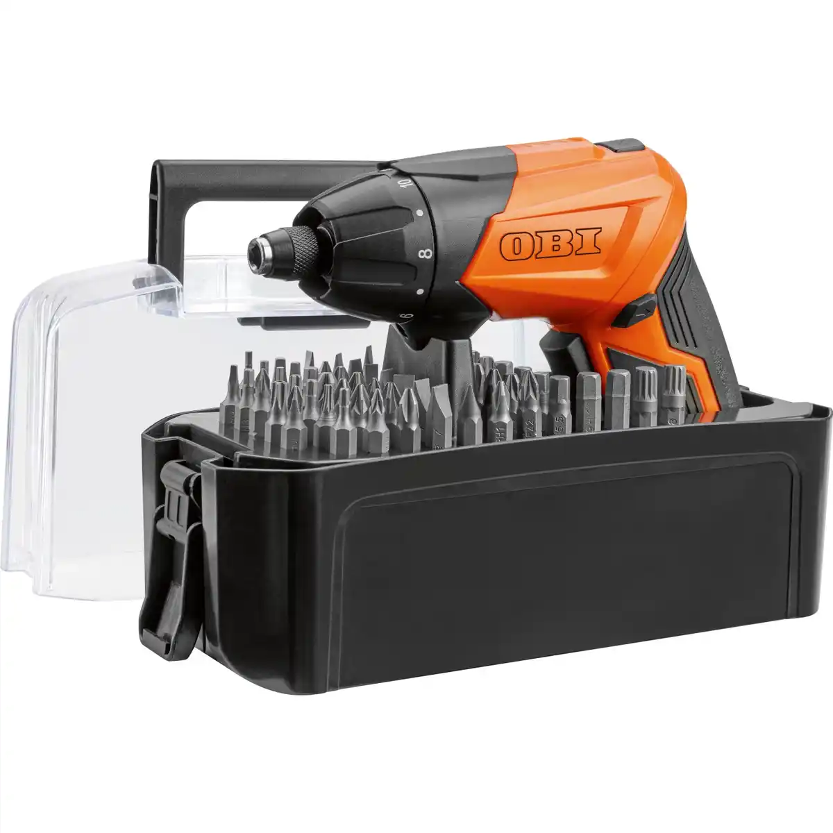 Bild 1 von OBI Akku-Schrauber 3,6 V 1,3 Ah 56-teilig BASIC BOX