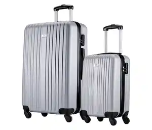 2 Slazenger Koffer, silberfarben