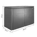 Bild 2 von Biohort Gartenbox HighBoard 200 Dunkelgrau-Metallic