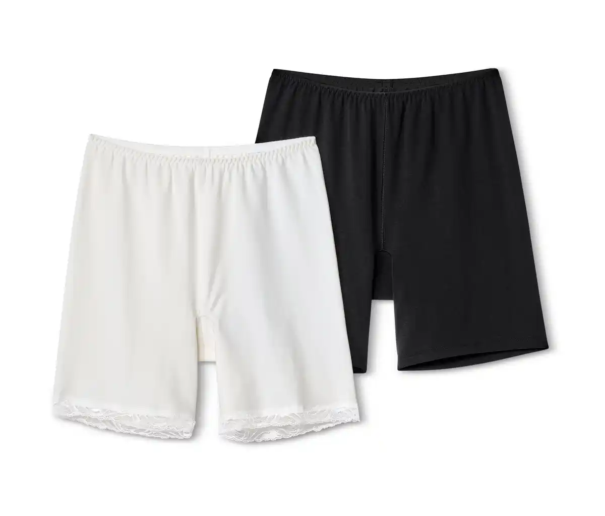 Bild 1 von 2 Radler-Shorts, schwarz und weiß