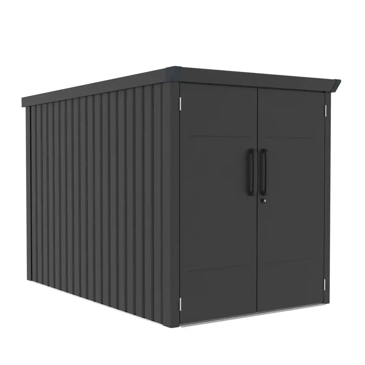 Bild 2 von Westmann Metall-Fahrradgarage Velos 2 Schwarz 133 cm x 222 cm x 151 cm