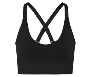 Seamless-Sport-BH, schwarz