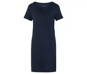 Nachthemd mit Spitzenbesatz