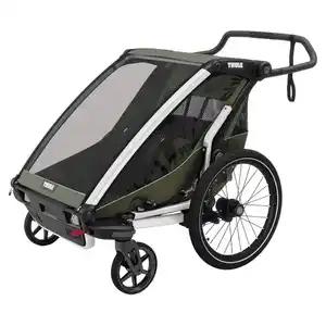 CHARIOT LITE DOUBLE VINTAGE GREEN - Fahrradanhänger