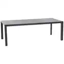 Bild 1 von Siena Garden Gartentisch, Anthrazit, Graubraun, Metall, Keramik, rechteckig, eckig, 100x74x220 cm, lichtecht, rostfrei, UV-beständig, wetterbeständig, Gartenmöbel, Gartentische, Gartentische